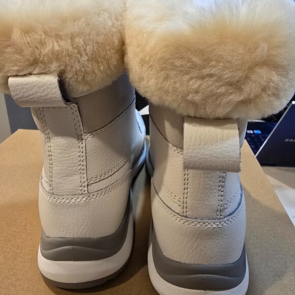 UGG - Women's Adirondack III Boots (1143530-BRWH) Waterproof Leather Sheepskin 7 - Picture 7 of 14
